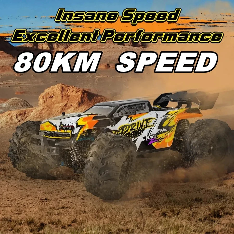 Oike 4WD Remote Control Car Off Road 4x4 RC Car High Speed Buggy Truck Super Brushless 50 or 80KM/H Fast Drift Racing Toy Gift