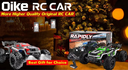 Oike 4WD Remote Control Car Off Road 4x4 RC Car High Speed Buggy Truck Super Brushless 50 or 80KM/H Fast Drift Racing Toy Gift