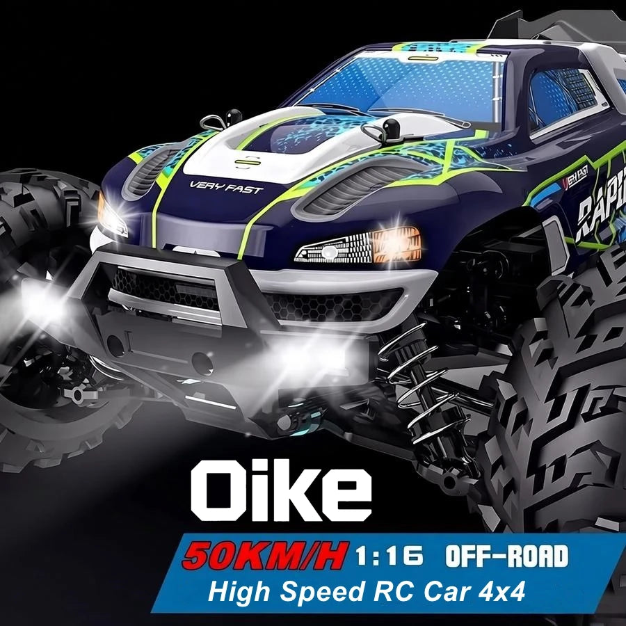 Oike 4WD Remote Control Car Off Road 4x4 RC Car High Speed Buggy Truck Super Brushless 50 or 80KM/H Fast Drift Racing Toy Gift