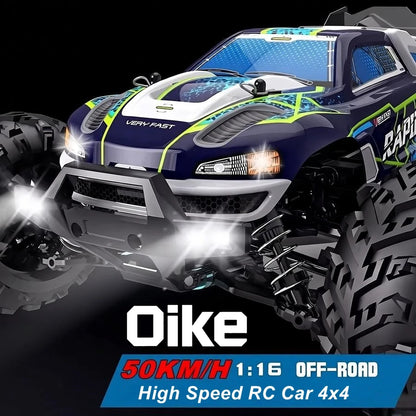 Oike 4WD Remote Control Car Off Road 4x4 RC Car High Speed Buggy Truck Super Brushless 50 or 80KM/H Fast Drift Racing Toy Gift