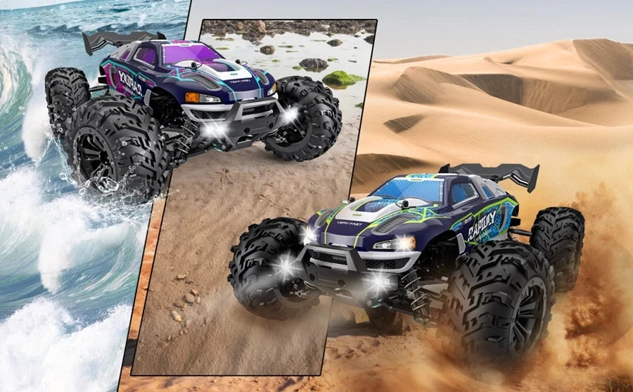 Oike 4WD Remote Control Car Off Road 4x4 RC Car High Speed Buggy Truck Super Brushless 50 or 80KM/H Fast Drift Racing Toy Gift