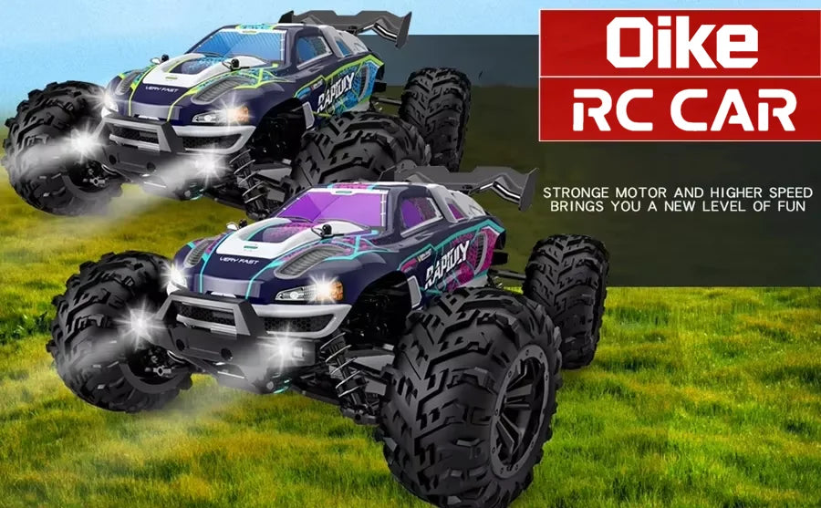 Oike 4WD Remote Control Car Off Road 4x4 RC Car High Speed Buggy Truck Super Brushless 50 or 80KM/H Fast Drift Racing Toy Gift